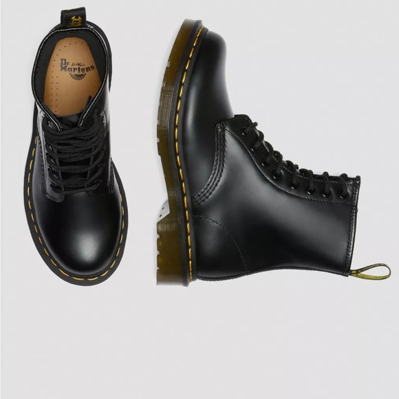 Dr Martens 1460 Black Leather Boots - Picture 3 of 9
